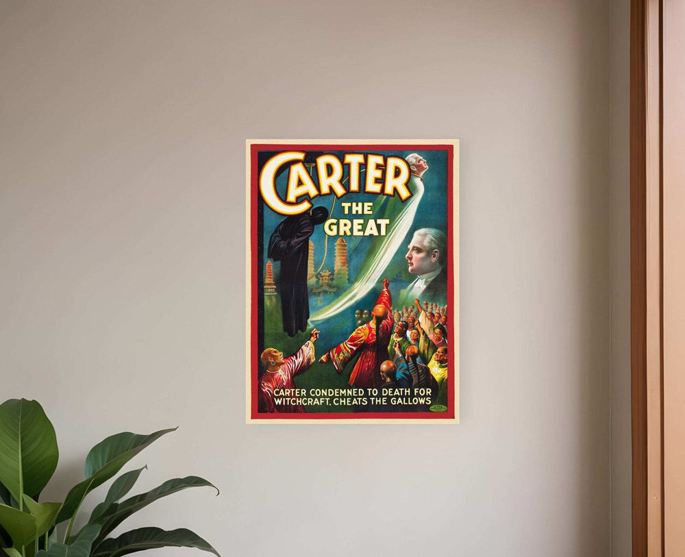 Vintage 1926 Carter Witchcraft Magic Unframed Print Wall Art - Homeroots - Flyclothing LLC