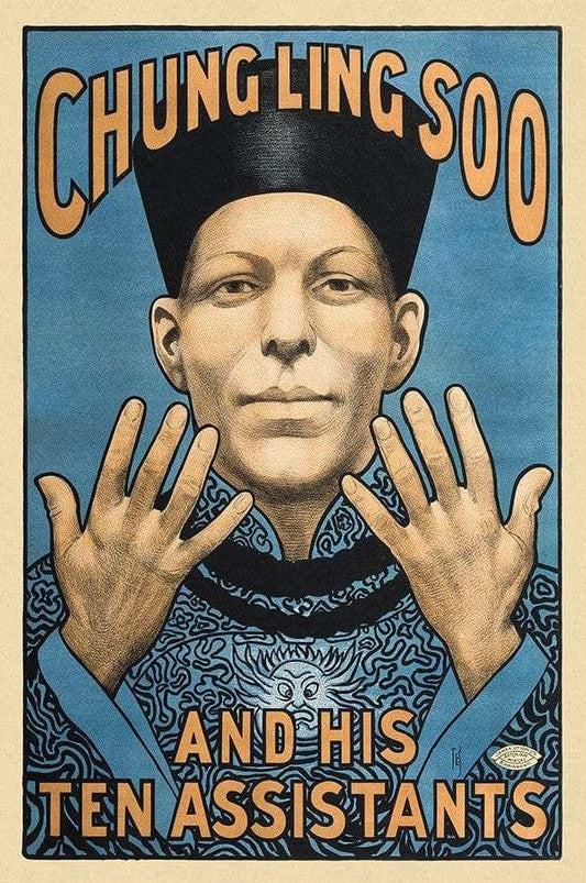 Chung Ling Soo Vintage Magic Unframed Print Wall Art - Homeroots - Flyclothing LLC