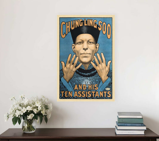 Chung Ling Soo Vintage Magic Unframed Print Wall Art - Homeroots - Flyclothing LLC