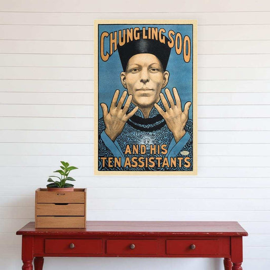 Chung Ling Soo Vintage Magic Unframed Print Wall Art - Homeroots - Flyclothing LLC