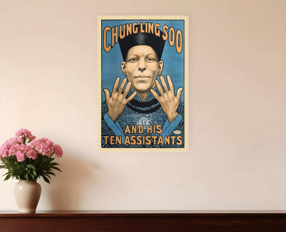 Chung Ling Soo Vintage Magic Unframed Print Wall Art - Homeroots - Flyclothing LLC