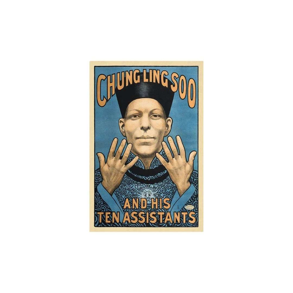 Chung Ling Soo Vintage Magic Unframed Print Wall Art - Homeroots - Flyclothing LLC