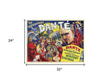 The Mysterious Dante Vintage Magic Unframed Print Wall Art - Homeroots - Flyclothing LLC