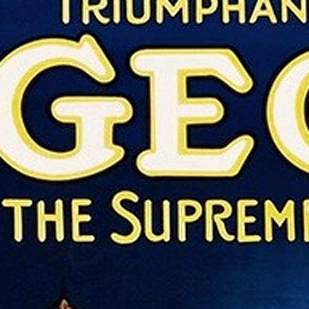 George The Supreme Master Vintage Magic Unframed Print Wall Art - Homeroots - Flyclothing LLC