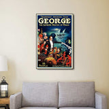 George The Supreme Master Vintage Magic Unframed Print Wall Art - Homeroots - Flyclothing LLC