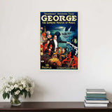 George The Supreme Master Vintage Magic Unframed Print Wall Art - Homeroots - Flyclothing LLC