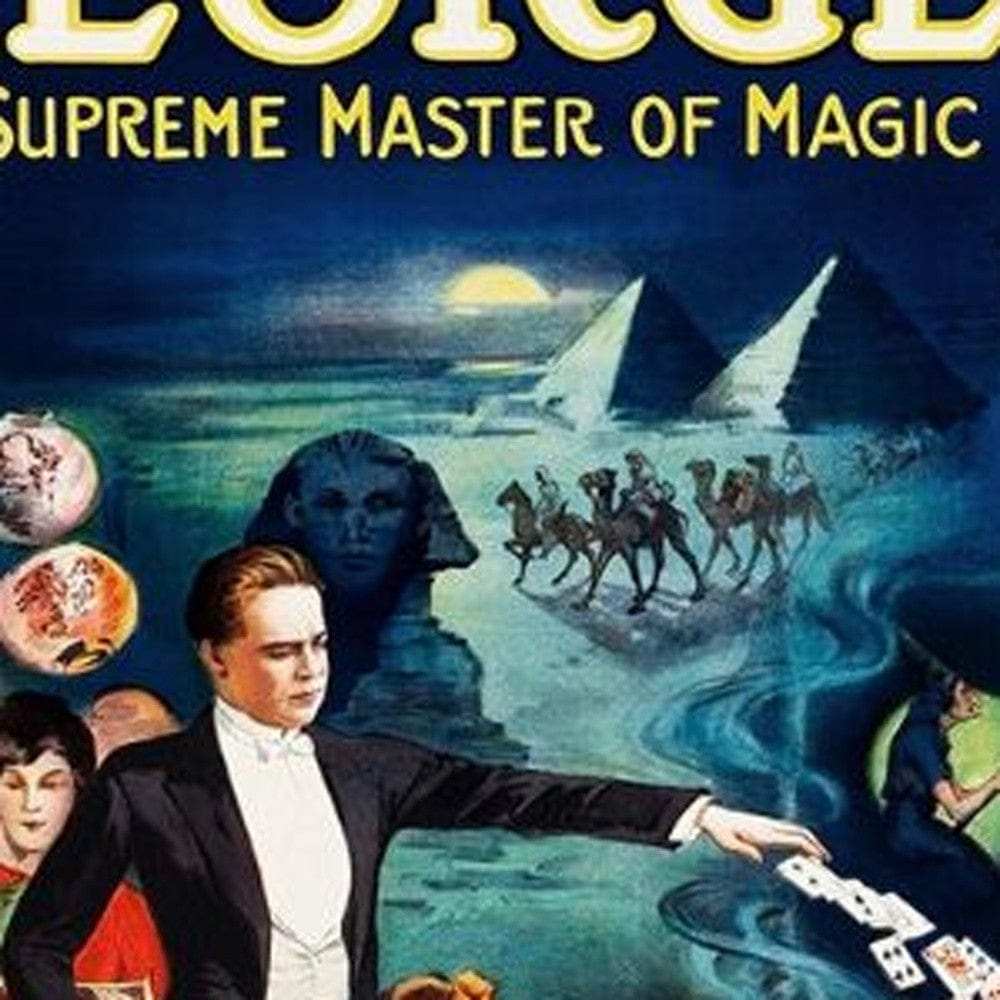 George The Supreme Master Vintage Magic Unframed Print Wall Art - Homeroots - Flyclothing LLC