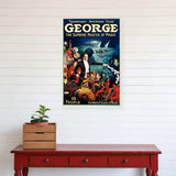 George The Supreme Master Vintage Magic Unframed Print Wall Art - Homeroots - Flyclothing LLC