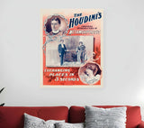 The Houdini's Metamorphosis Vintage Magic Unframed Print Wall Art - Homeroots - Flyclothing LLC