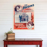 The Houdini's Metamorphosis Vintage Magic Unframed Print Wall Art - Homeroots - Flyclothing LLC