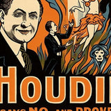 Houdini Spirits Vintage Magic Unframed Print Wall Art - Homeroots - Flyclothing LLC