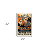 Houdini Spirits Vintage Magic Unframed Print Wall Art - Homeroots - Flyclothing LLC