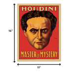 11" X 14" Houdini Master Of Mystery Vintage Magic Poster Wall Art - Homeroots - Flyclothing LLC