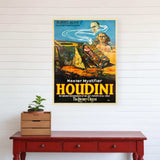 Master Mystifier Houdini Vintage Magic Unframed Print Wall Art - Homeroots - Flyclothing LLC
