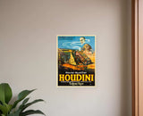 Houdini Master Mystifier Vintage Magic Unframed Print Wall Art - Homeroots - Flyclothing LLC