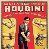 24" X 36" Houdini Handcuff King Vintage Magic Poster Wall Art - Homeroots - Flyclothing LLC