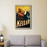 Kellar Having Drinks With The Devil Vintage Magic Unframed Print Wall Art - Homeroots - Flyclothing LLC