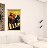 Kellar Having Drinks With The Devil Vintage Magic Unframed Print Wall Art - Homeroots - Flyclothing LLC