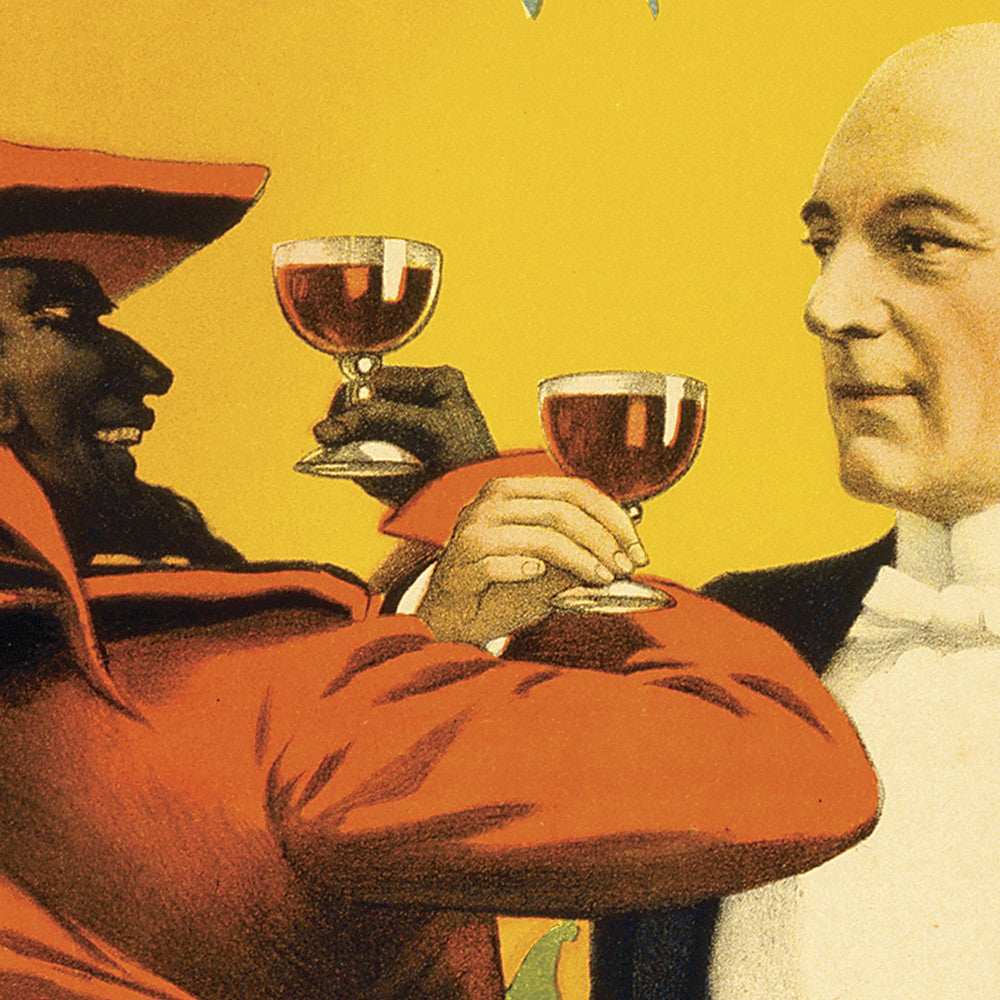 Kellar Having Drinks With The Devil Vintage Magic Unframed Print Wall Art - Homeroots - Flyclothing LLC