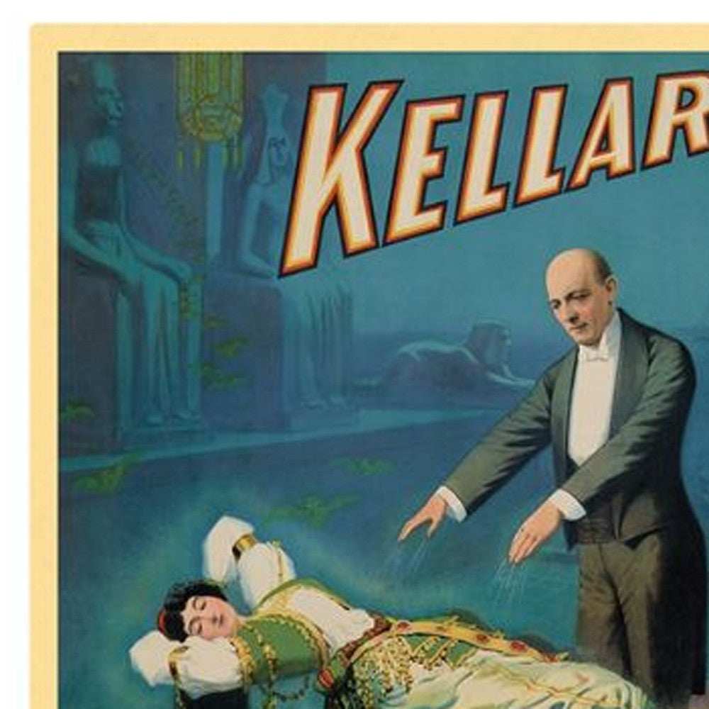 Kellar Levitation Vintage Magic Unframed Print Wall Art - Homeroots - Flyclothing LLC