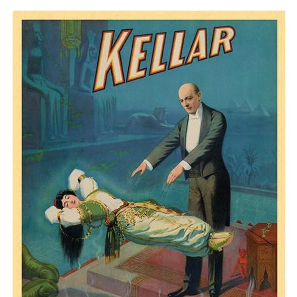 Kellar Levitation Vintage Magic Unframed Print Wall Art - Homeroots - Flyclothing LLC