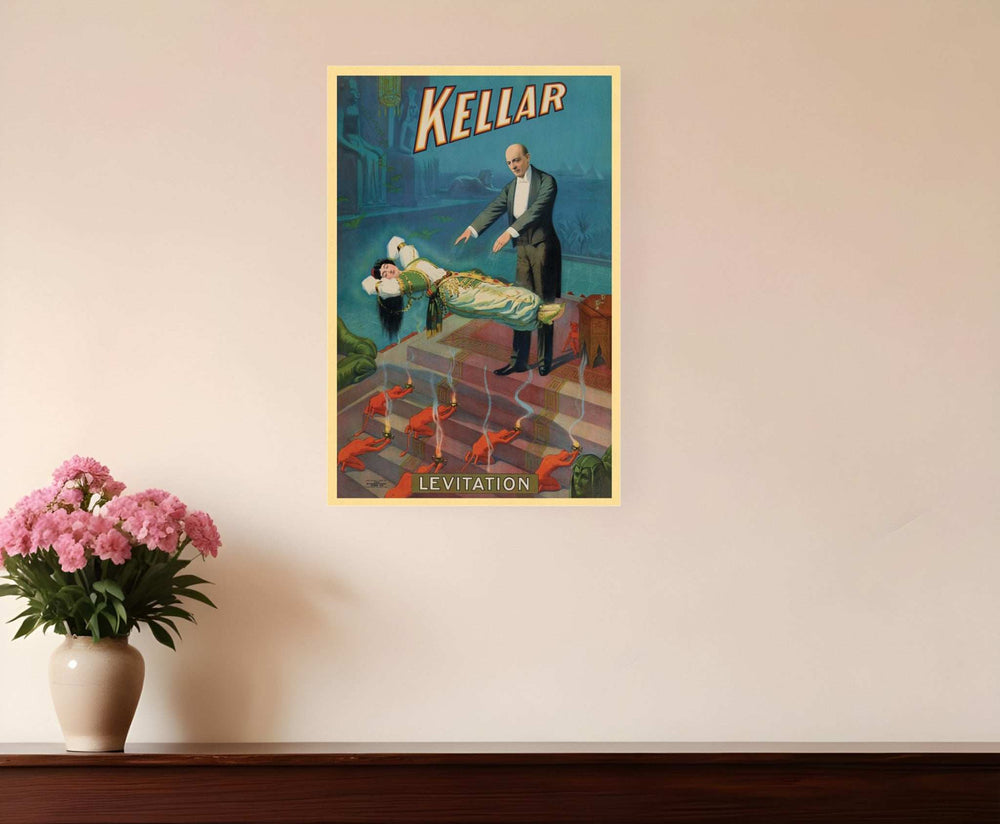Kellar Levitation Vintage Magic Unframed Print Wall Art - Homeroots - Flyclothing LLC