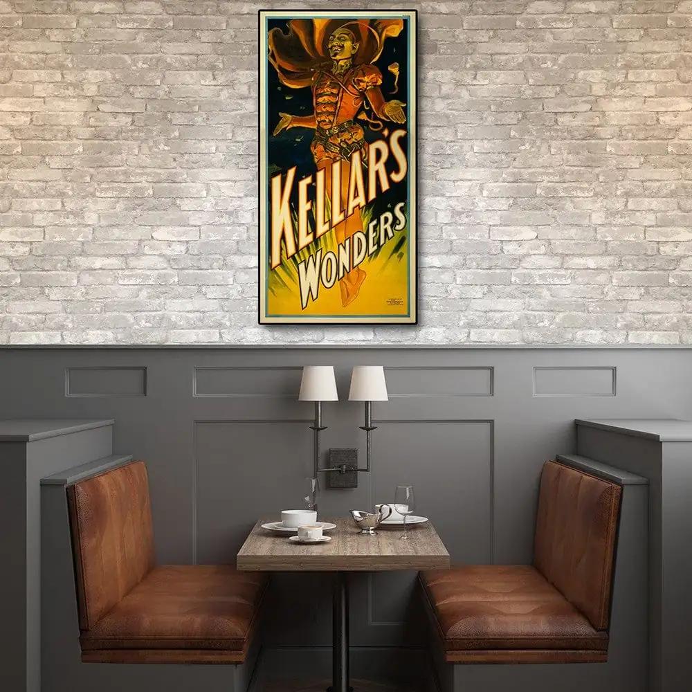 36" X 72" Keller's Wonders Vintage Magic Poster Wall Art - Homeroots - Flyclothing LLC