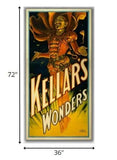 36" X 72" Keller's Wonders Vintage Magic Poster Wall Art - Homeroots - Flyclothing LLC
