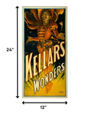 12" X 24" Keller's Wonders Vintage Magic Poster Wall Art - Homeroots - Flyclothing LLC