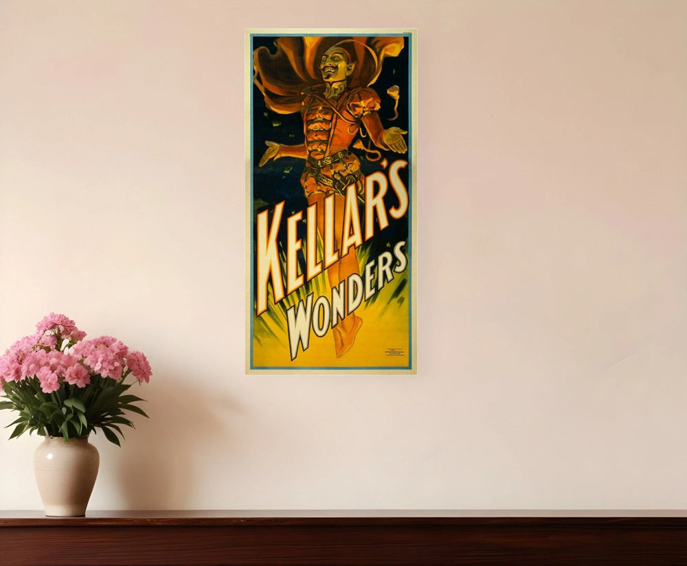 12" X 24" Keller's Wonders Vintage Magic Poster Wall Art - Homeroots - Flyclothing LLC
