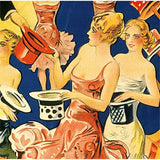 Thurston Out Of A Hat Vintage Magic Unframed Print Wall Art - Homeroots - Flyclothing LLC