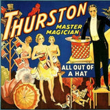 Thurston Out Of A Hat Vintage Magic Unframed Print Wall Art - Homeroots - Flyclothing LLC
