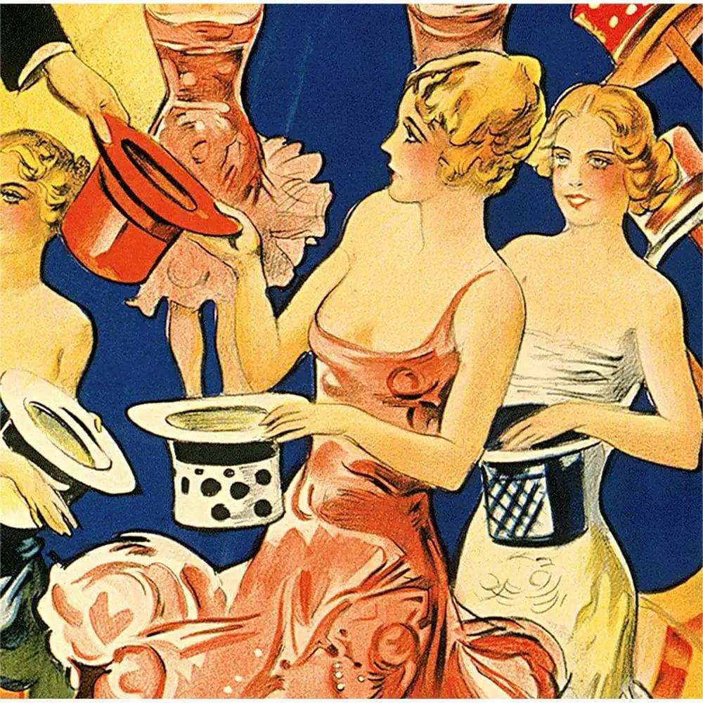 Thurston Spirits Vintage Magic Unframed Print Wall Art - Homeroots - Flyclothing LLC