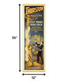 12" X 36" Thurston Rope Trick Vintage Magic Poster Wall Art - Homeroots - Flyclothing LLC