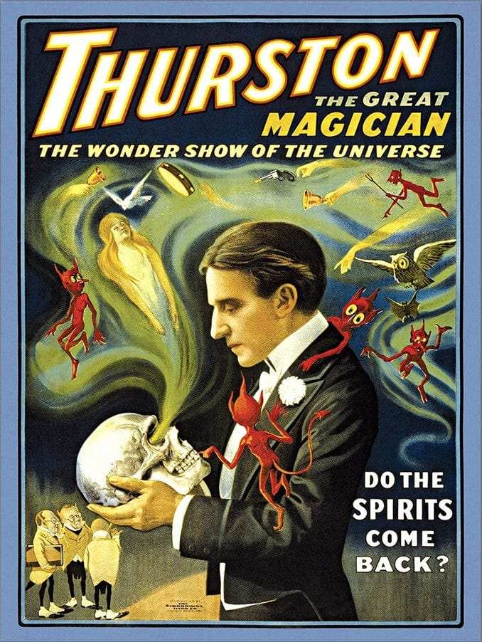 Thurston Spirits Vintage Magic Unframed Print Wall Art - Homeroots - Flyclothing LLC