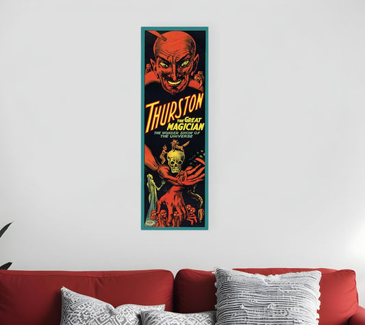 18" X 54" Thurston The Great Wonder Show Vintage Magic Poster Wall Art - Homeroots