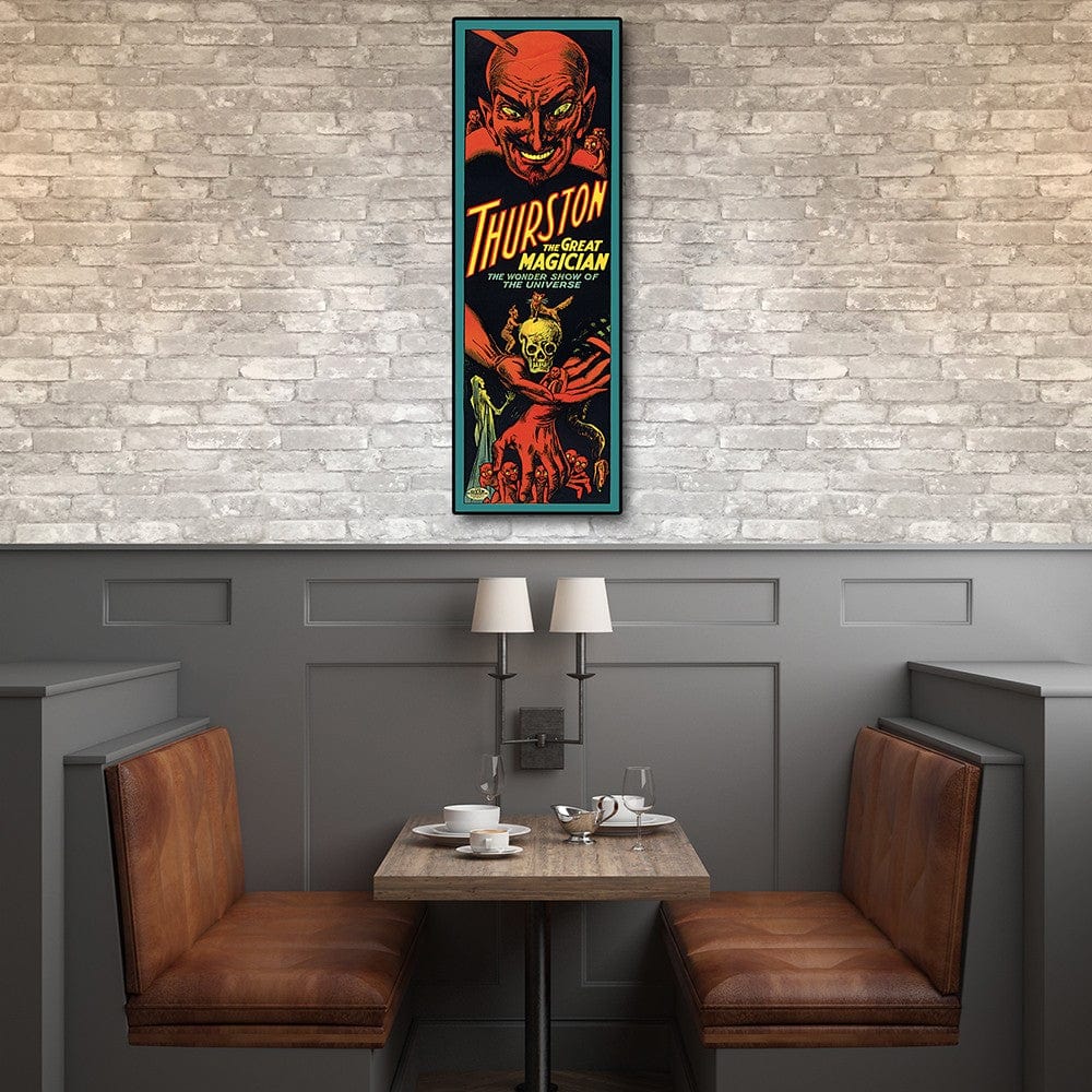 12" X 36" Thurston The Great Wonder Show Vintage Magic Poster Wall Art - Homeroots - Flyclothing LLC