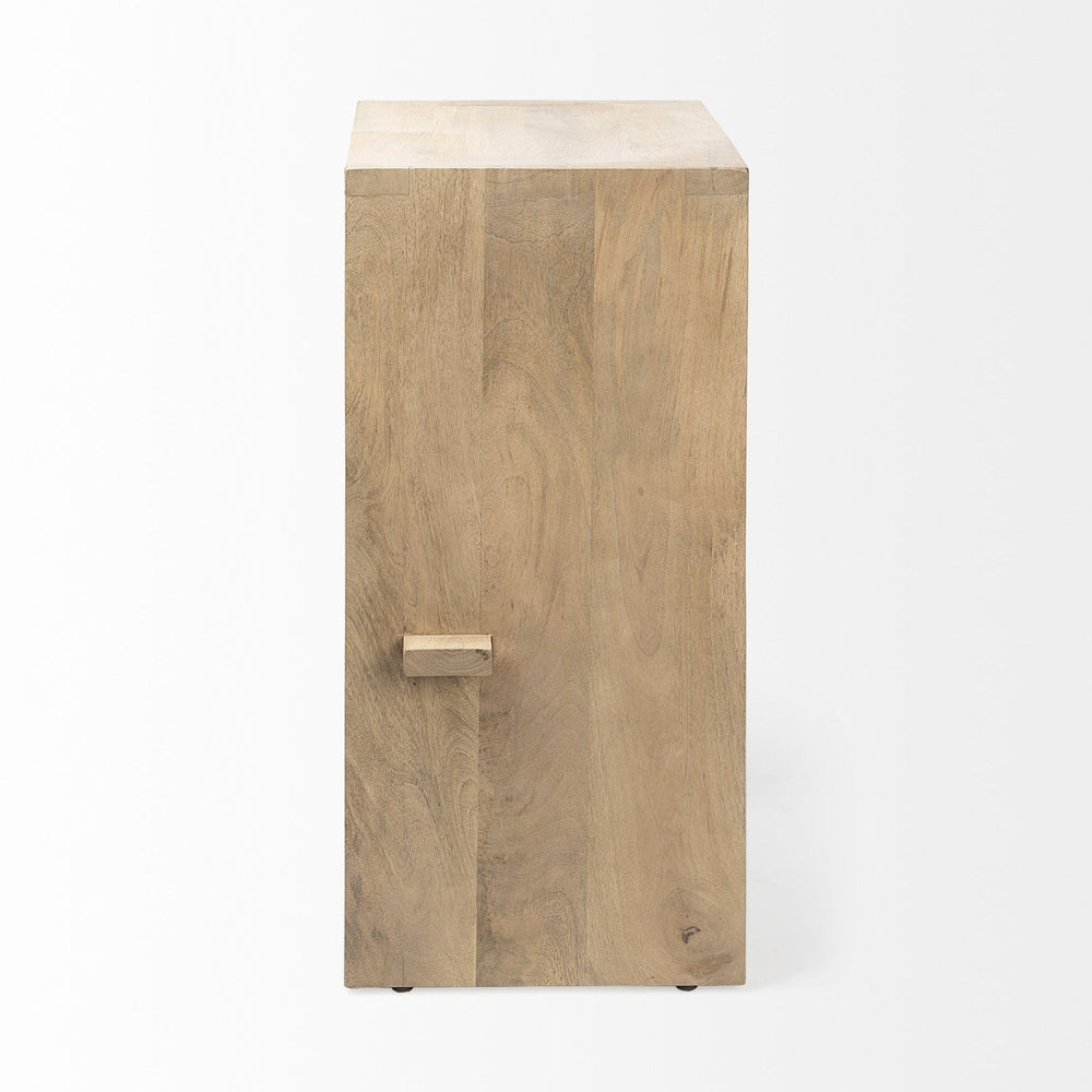 30" Brown Solid and Manufactured Wood Backless Counter Height Bar Chair - Homeroots