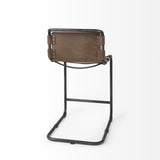 29" Brown And Black Steel Bar Chair - Homeroots - Flyclothing LLC