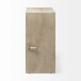 30" Brown Solid and Manufactured Wood Backless Counter Height Bar Chair - Homeroots