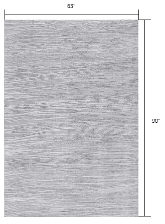 5' X 7' Blue Abstract Power Loom Area Rug - Homeroots - Flyclothing LLC