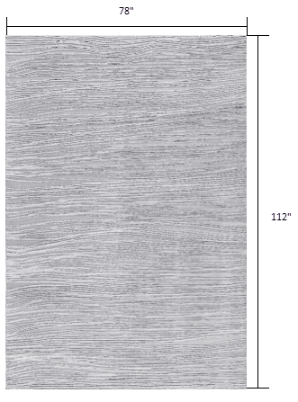 6' X 9' Blue Abstract Power Loom Area Rug - Homeroots - Flyclothing LLC