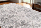 5' X 8' Cream Toile Power Loom Area Rug - Homeroots - Flyclothing LLC