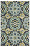 8' X 10' Green Wool Geometric Hand Tufted Area Rug - Homeroots - Flyclothing LLC