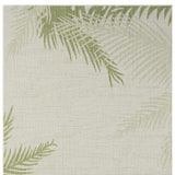 5' X 7' Beige Floral Indoor Outdoor Area Rug - Homeroots - Flyclothing LLC