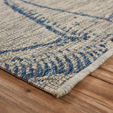 5' X 7' Blue And Gray Indoor Outdoor Area Rug - Homeroots - Flyclothing LLC