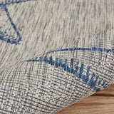 5' X 7' Blue And Gray Indoor Outdoor Area Rug - Homeroots - Flyclothing LLC