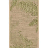 2' X 3' Beige Floral Indoor Outdoor Area Rug - Homeroots - Flyclothing LLC