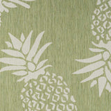 8' X 10' Green Floral Indoor Outdoor Area Rug - Homeroots - Flyclothing LLC