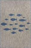8' X 10' Gray Indoor Outdoor Area Rug - Homeroots - Flyclothing LLC